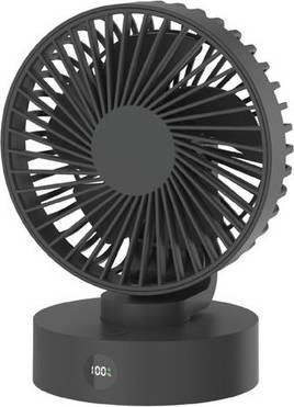 Sodial Portable Desktop Fan Compact USB Digital Display