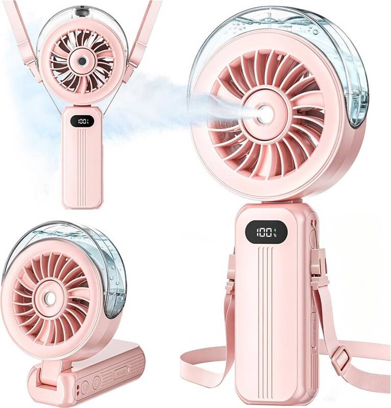 High Speed Hand Held Misting Fan