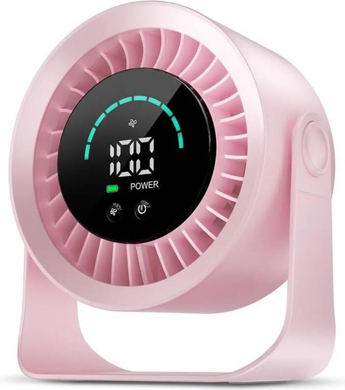 Pink Mini Desk Fan