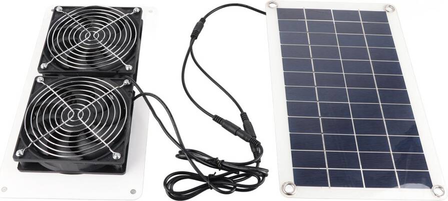 10W18V Solar Dual Fan Kit