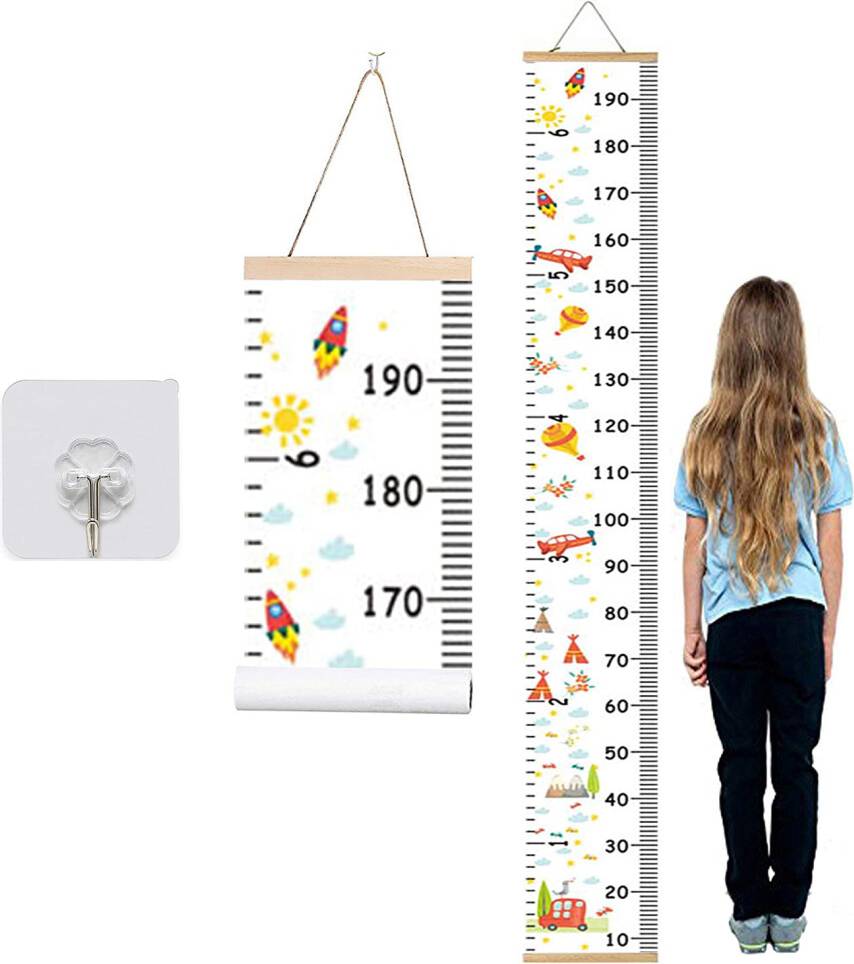 Dual Scale Measurement Wood Frame