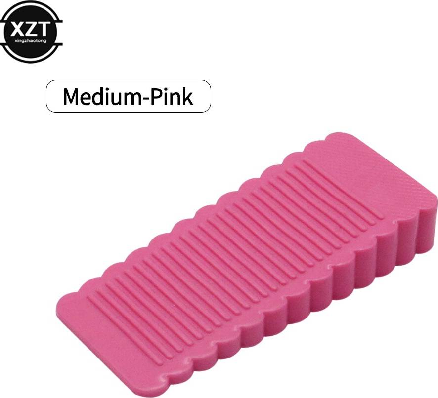 Trapez Silikon Dörrstopp Rosa