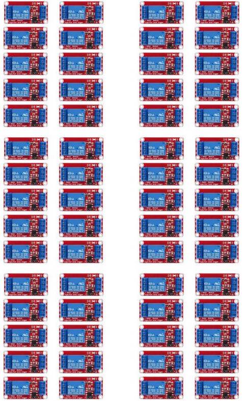 Typecat 60pcs 12V Relay Module 1 Channel