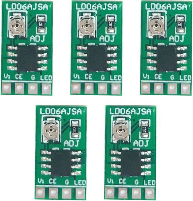 Typecat 5PCS 30-1500mA Adjustable Constant Current LED Driver