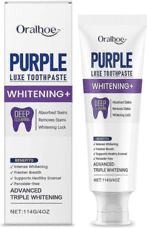 Purple Luxe Toothpaste Multi-Effect Cleaning System