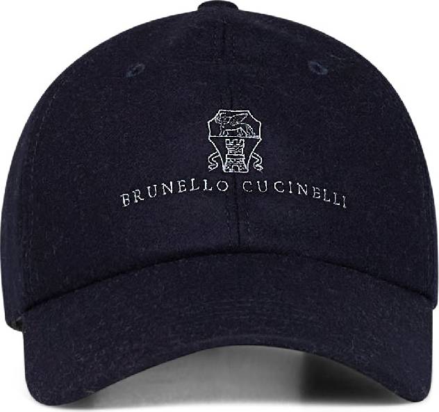 Cappello Baseball Flanella Blu Navy Ricamo