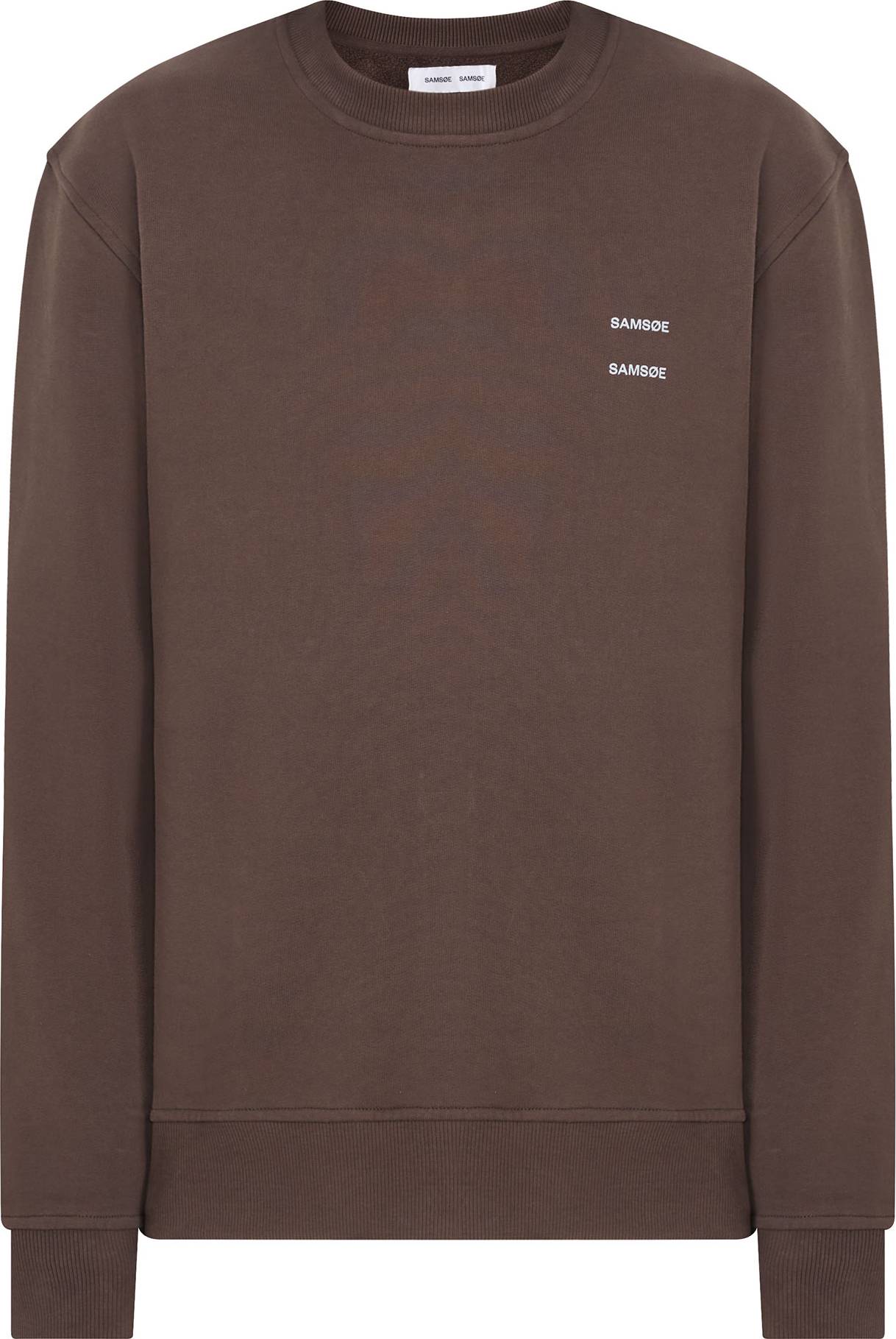Sweat Col Rond Coton Bio - Marron
