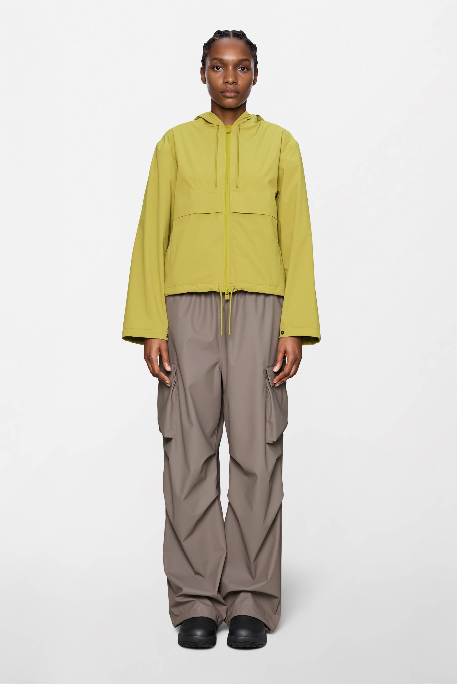 Rains Suva Hardshell Short String W Jacket - Glow