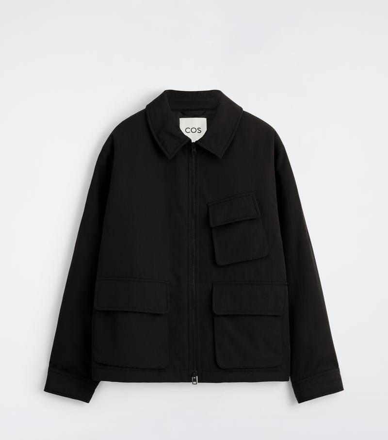 COS Fodrad Utilityjacka Nylon