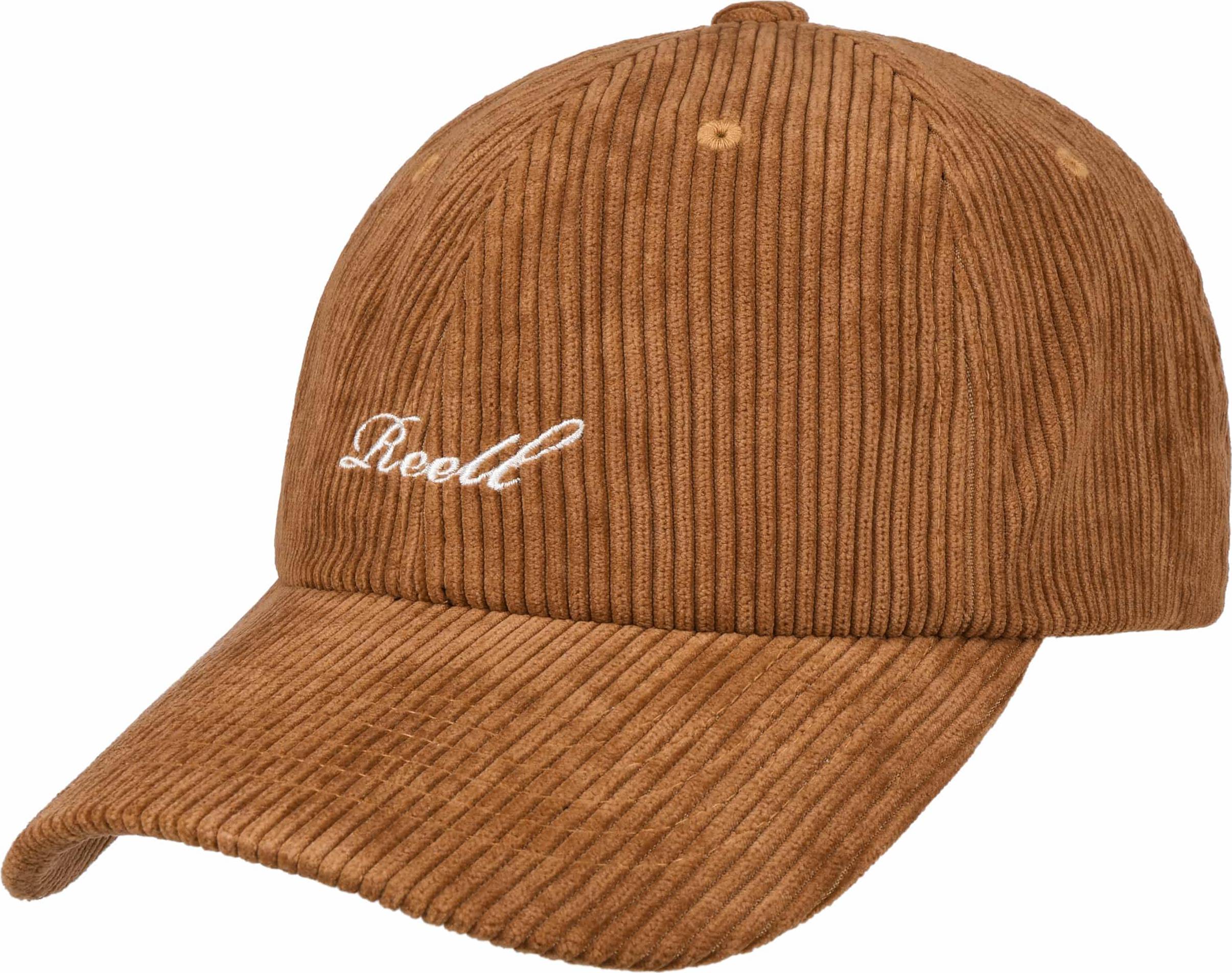 Single Script Corduroy Cap - Brown