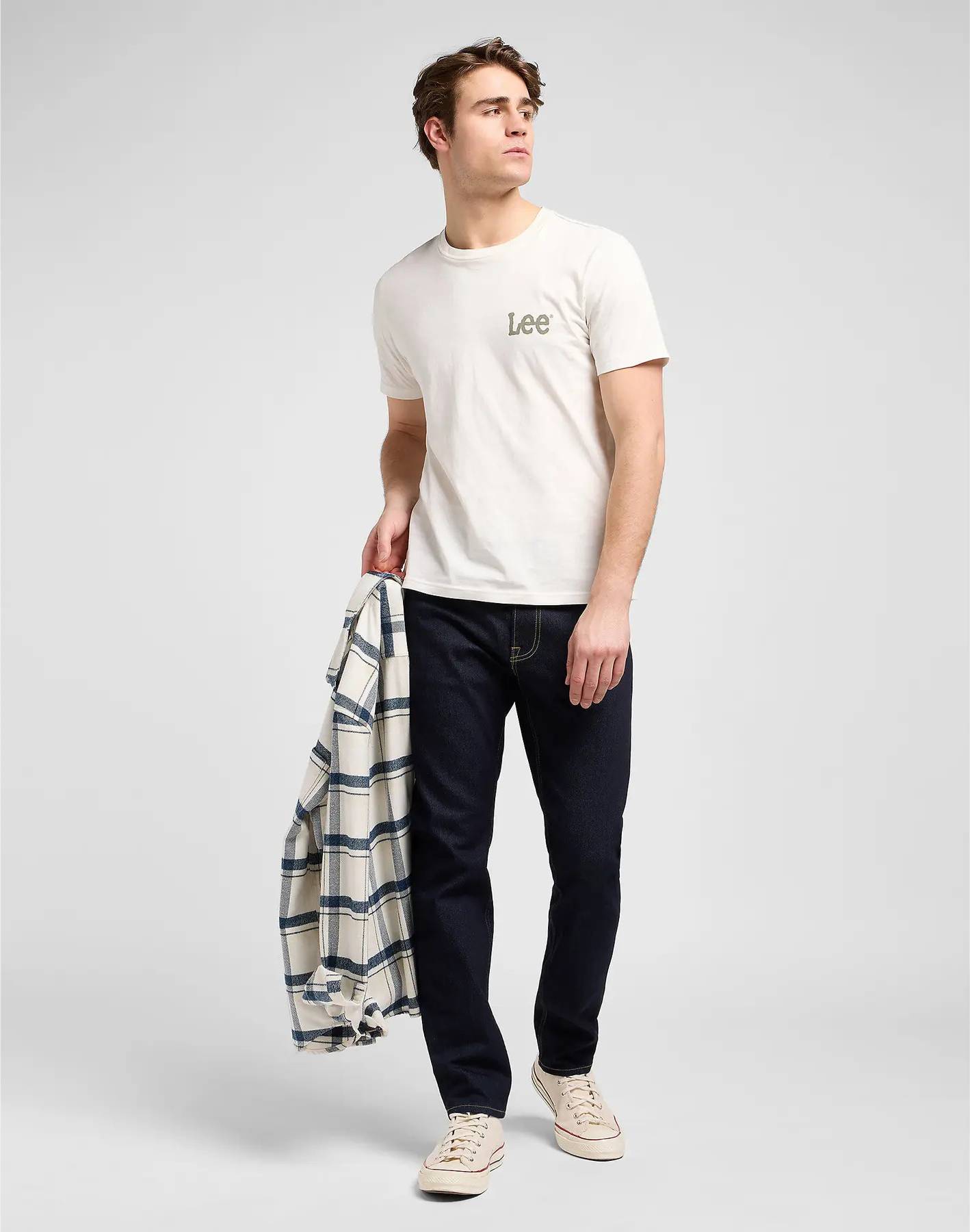 Lee Slim Low Stretch Jean Rinse Raine - Navy
