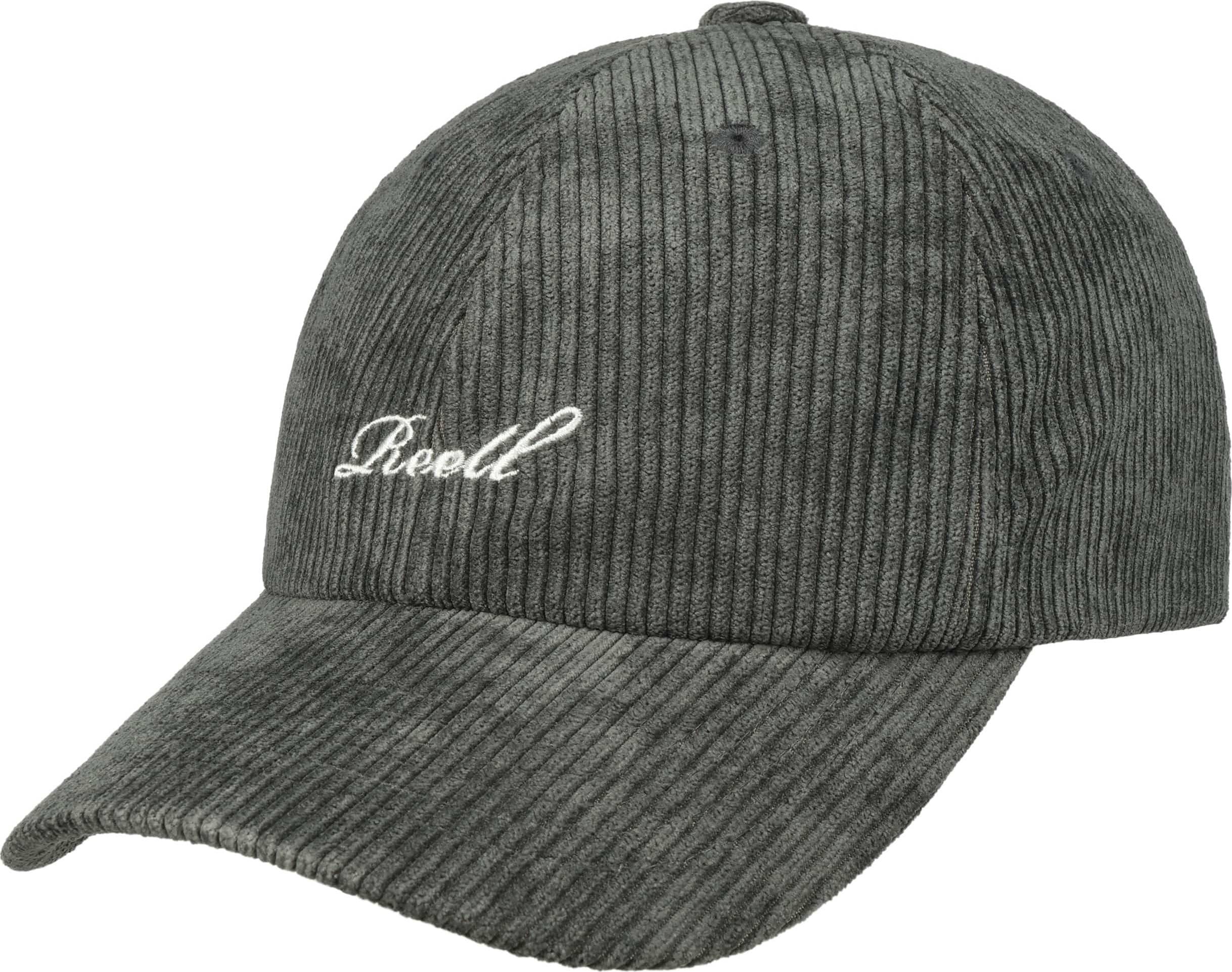 Single Script Corduroy Cap - Grey