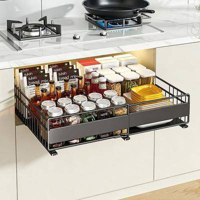 Spice rack organizer Garvee Pull Out Spice Rack Organizer