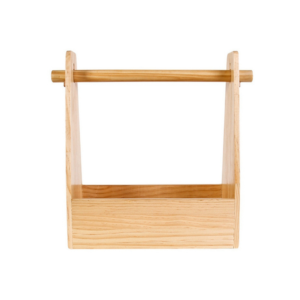 Wooden Seasoning Box Spice Jar Rack