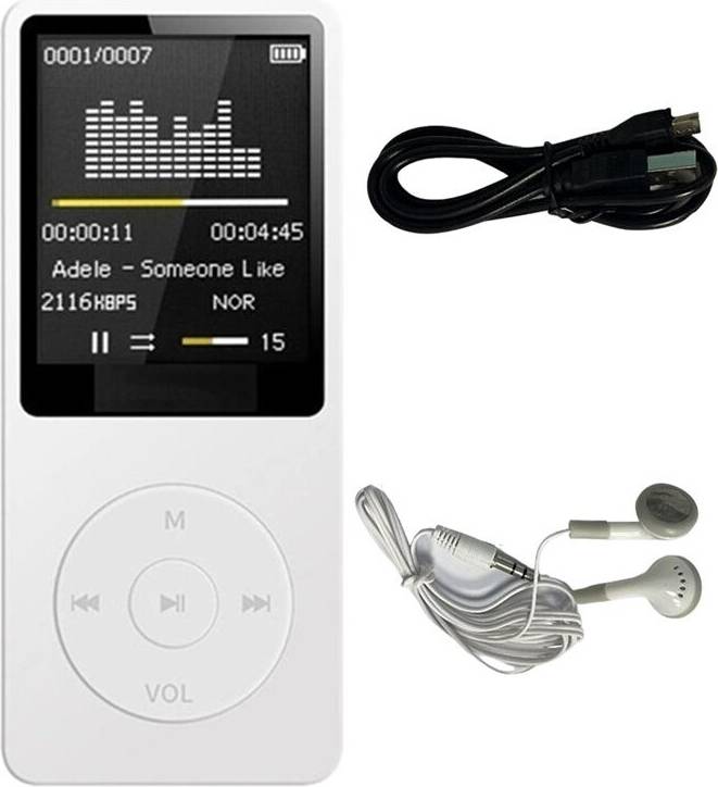 Typecat MP3 Player USB Charging Digital Display Screen
