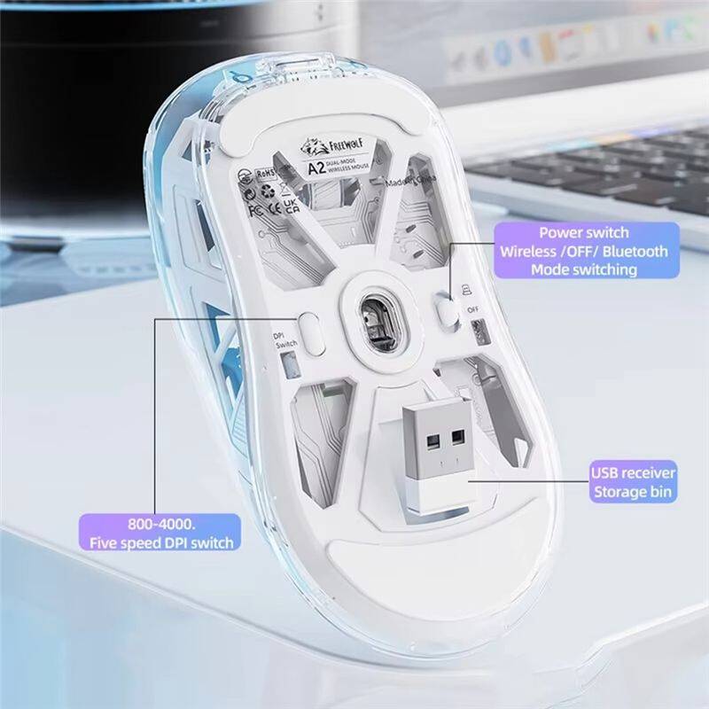 Transparent Wireless Mouse Digital Screen