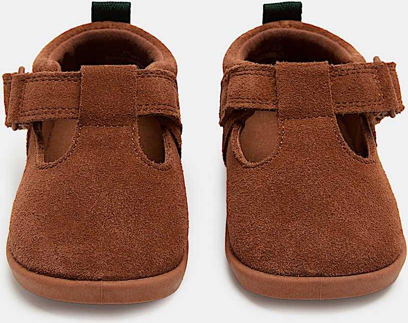 Baby Suede Riptape T Bar First Walkers