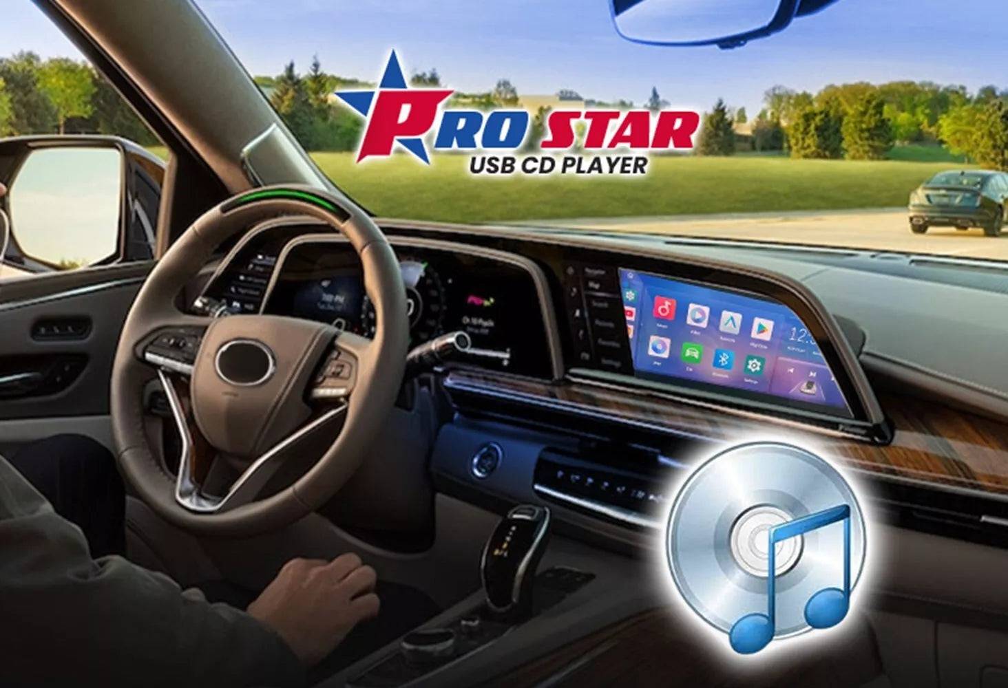 Car cd player Pro Star CarPlay USB CD Player