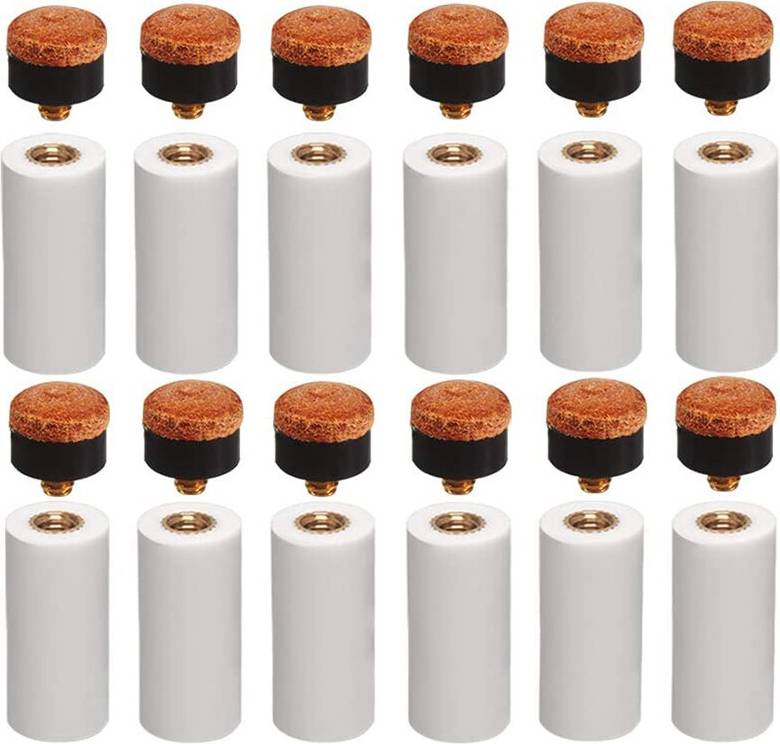12MM Billiard Pool Cue Tips Set