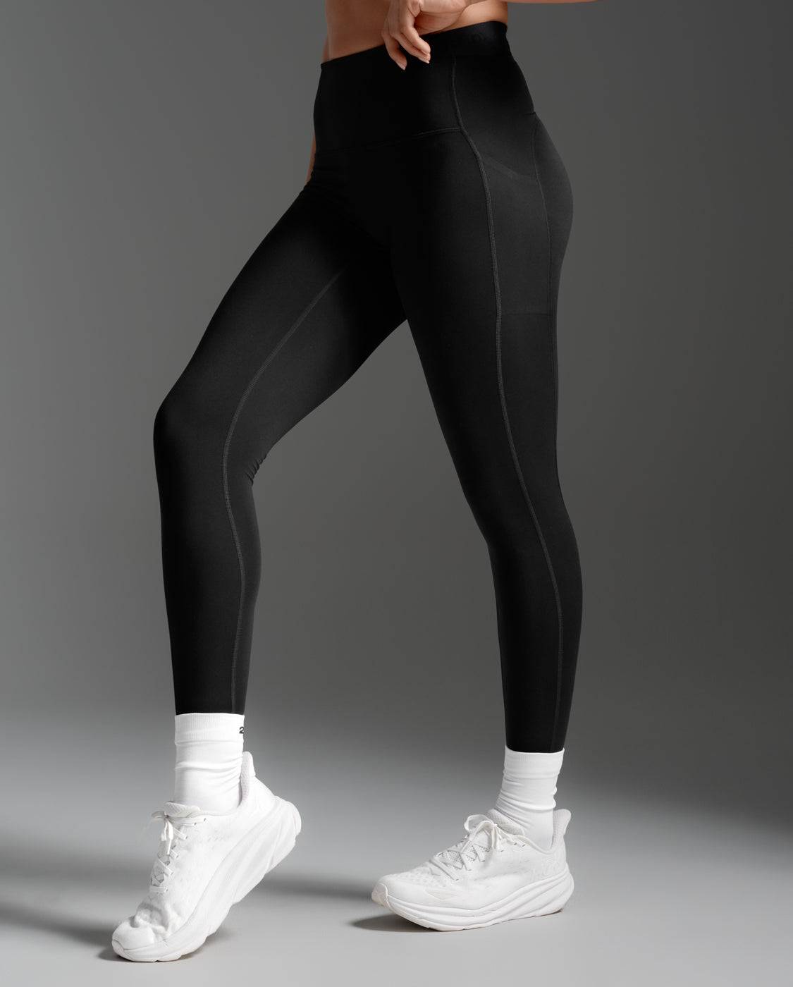 2XU Form Stash Hi-Rise Compression Tight - Black/Black