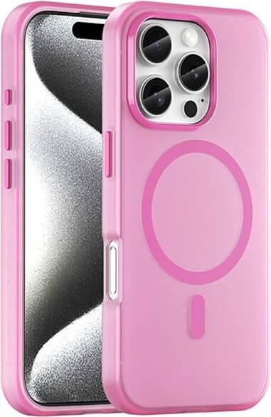 Iphone 16 pink iPhone 16 Pro MagSafe Case Slim Matte Pink
