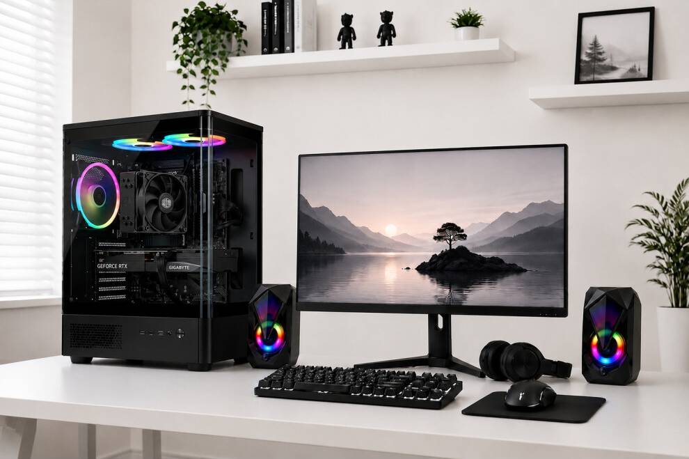 Geforce rtx 3050 6gb Fast Gaming PC Bundle Intel Core i5 RTX3050