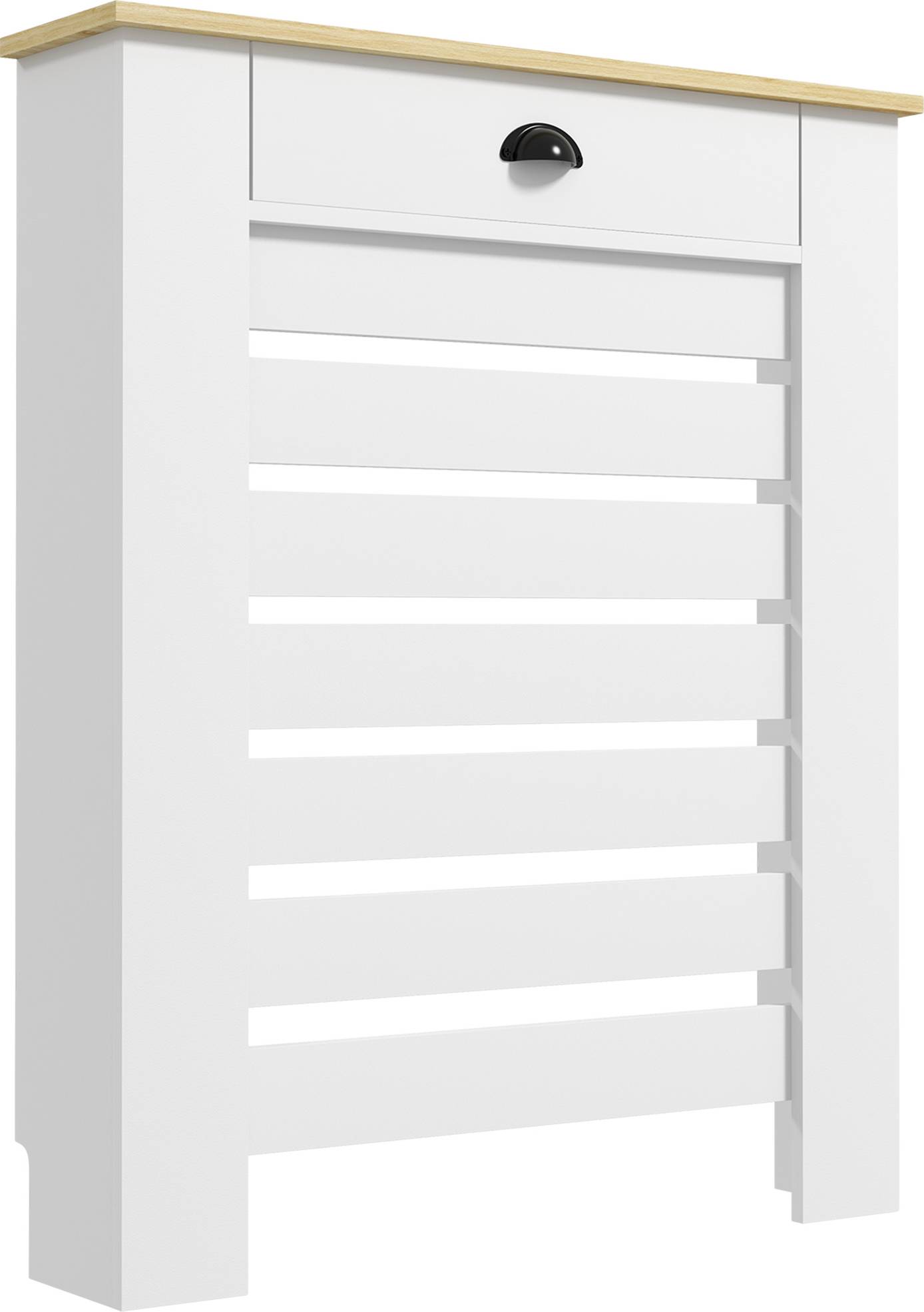 Homcom Radiator Cover 95.5H x 78Wcm White