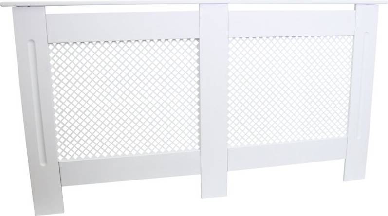 Elementskydd MDF Vit Radiator Skydd