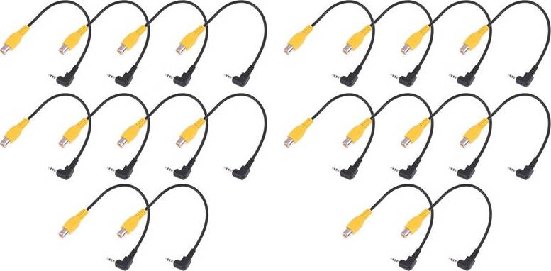 Typecat 20PC AV in Video Cable Adapter