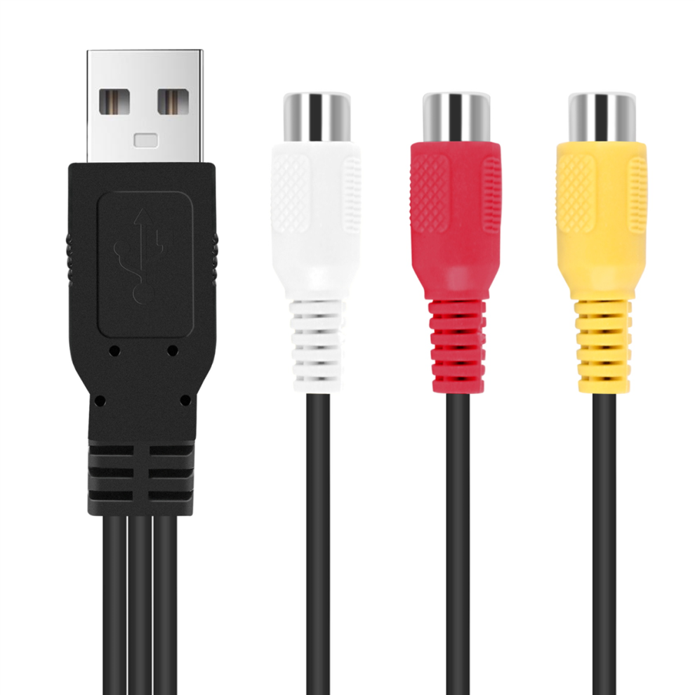 USB To 3RCA Adapter Cable