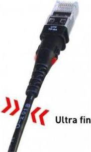 PatchSee ThinPATCH Patchkabel RJ-45 til RJ-45 4.9 m 3.8 mm CAT 6a