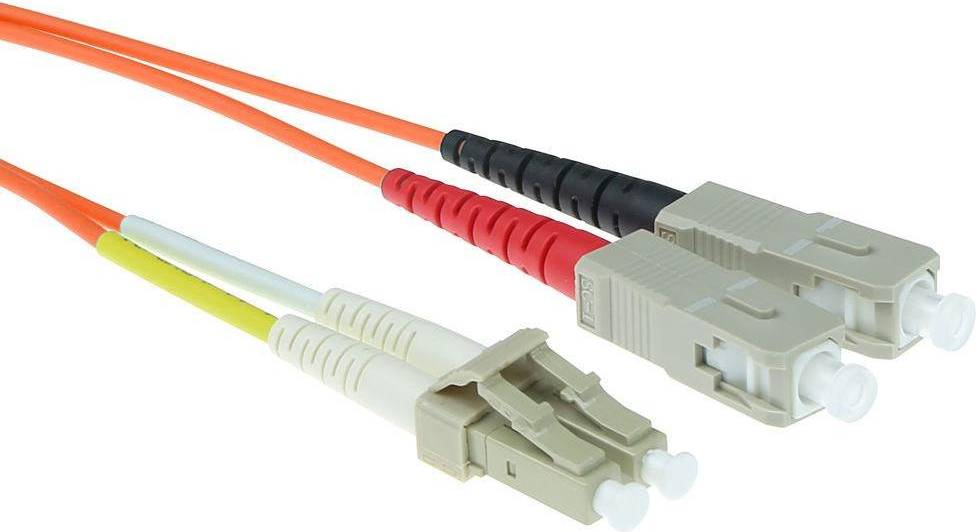 ACT 10 m LSZH Multimode Fiberpatchkabel Duplex OM2 10m