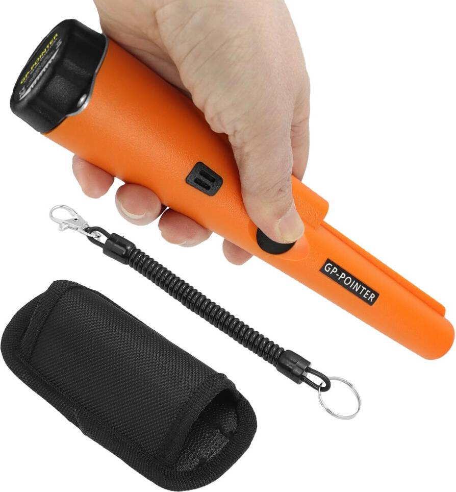 Qwork Metal Detector Pinpointer Waterproof 360 Scan