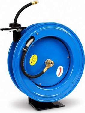 B&Q 15M Spring Retractable Air Line Compressor Hose Reel