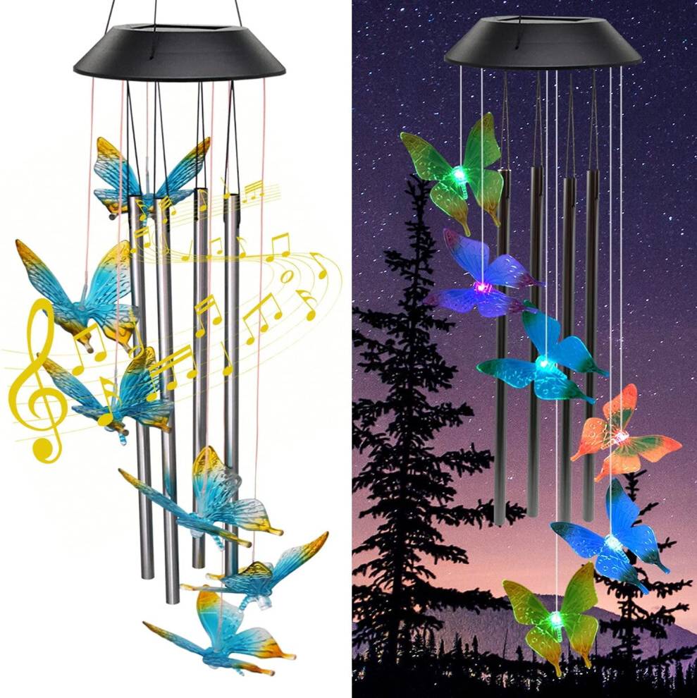 Color Changing Wind Chime Outdoor LED Lights
