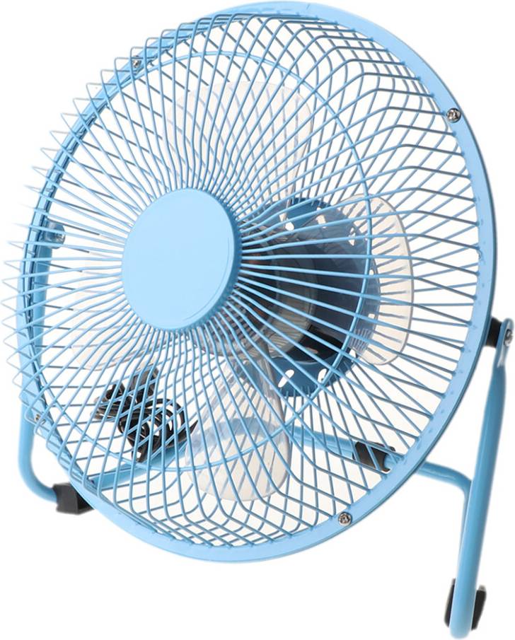 USB Mini Desk Fan Blue