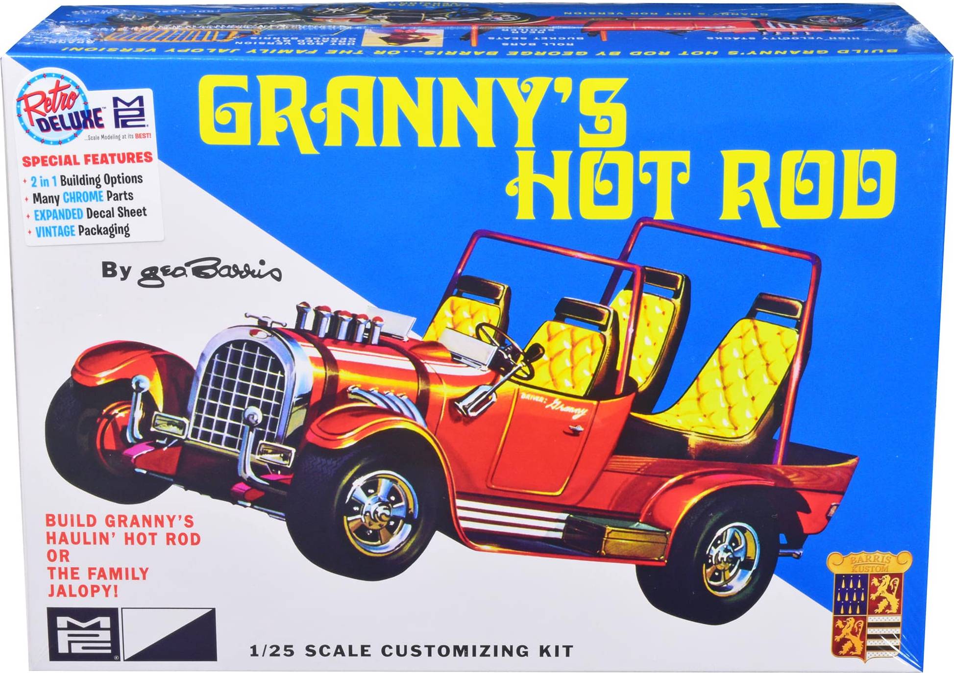 MPC Skill 2 Model Kit Grannys Hot Rod
