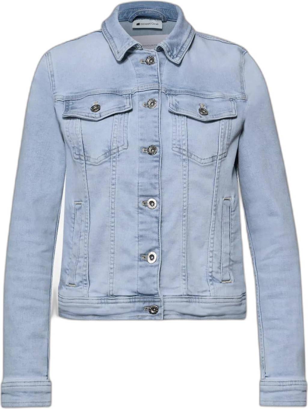 Jeansjacka Washed - Light Blue
