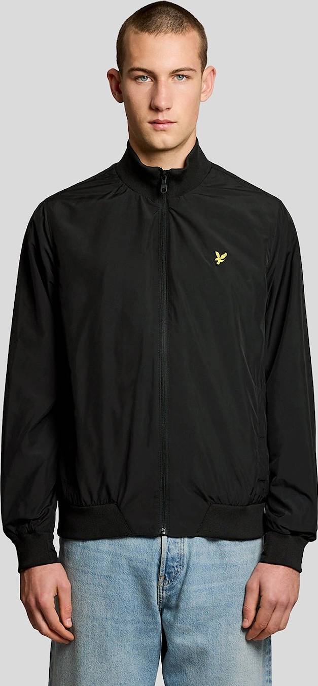 Lyle & Scott Funnel Neck Shell Jacket Jet Black