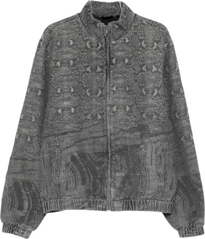 Daily Paper Snake Track Jacket Denim - Herr