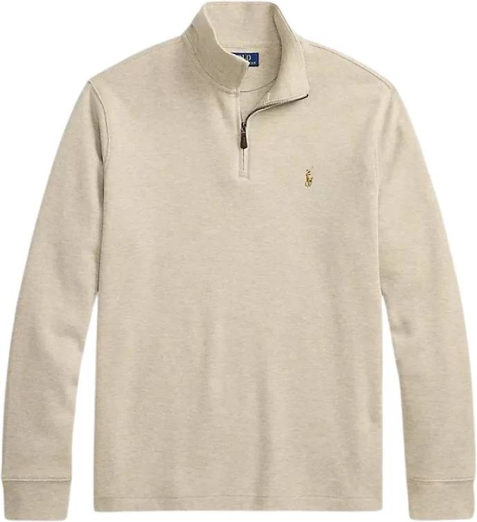 Quarter zip ralph lauren Polo Ralph Lauren Estate-Rib Quarter-Zip Pullover Bomuld - Beige