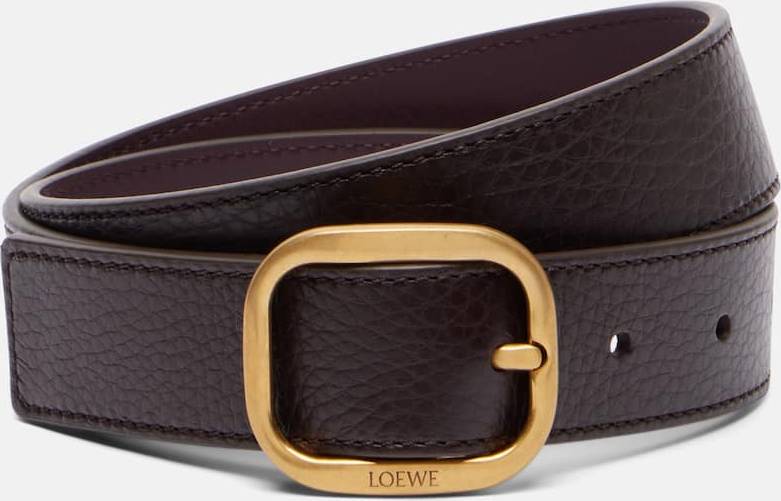 Loewe Rounded Leather Belt -