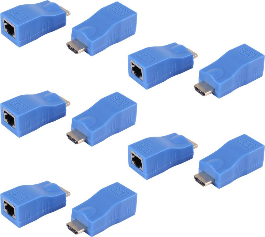 Torribaly 5X Extender To Rj45 Lan Network Transmitter