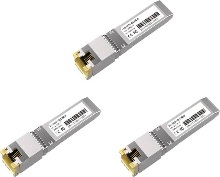 Typecat 3X 10G SFP+ Module 10GbE Copper