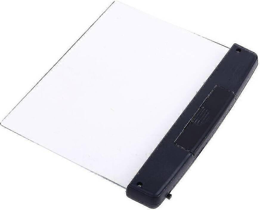 Flad LED-Boglampe - Sort