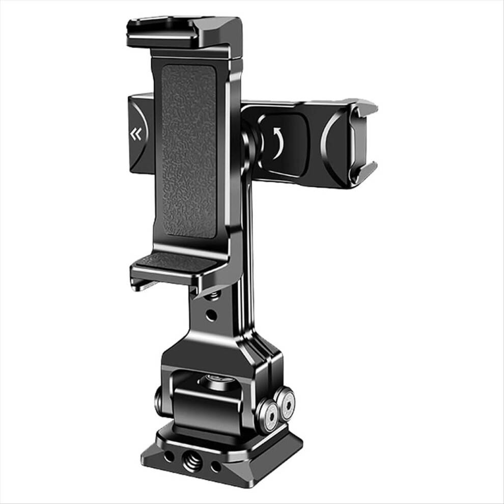 Teleprompter Teleprompter Stand 360 Rotation Dual Phone Holder