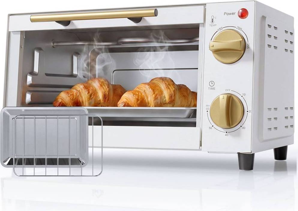 Homcom Mini Oven 9L Countertop Toaster White