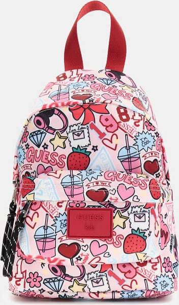 Borsa guess rosa Guess Zaino Mini All-Over - Rosa