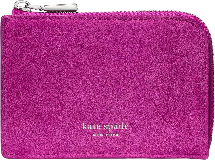 Kate Spade Mini Zip Card Case Beet