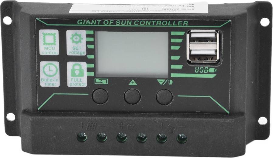 Intelligent Solar Charge Controller Adjustable PWM Regulator